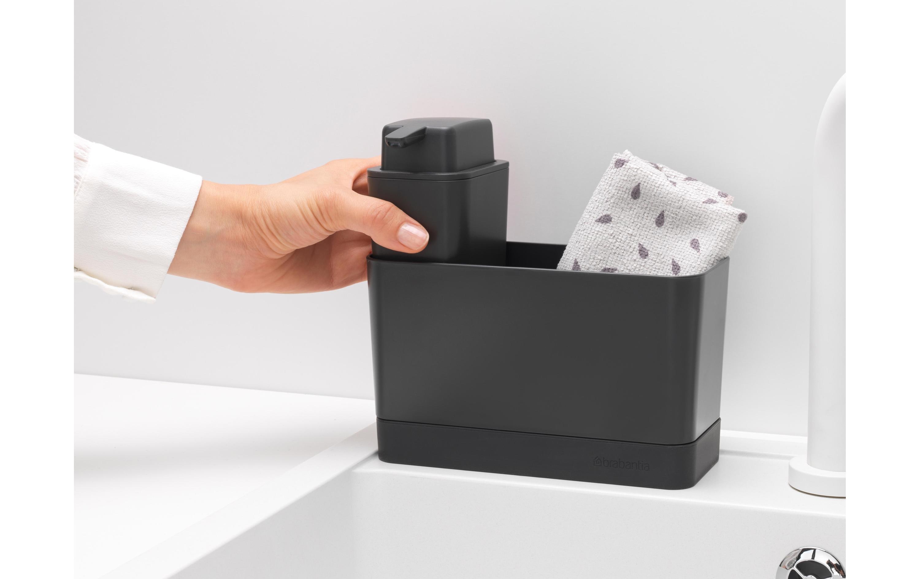 Brabantia Spültrog-Organizer Set, Dunkelgrau