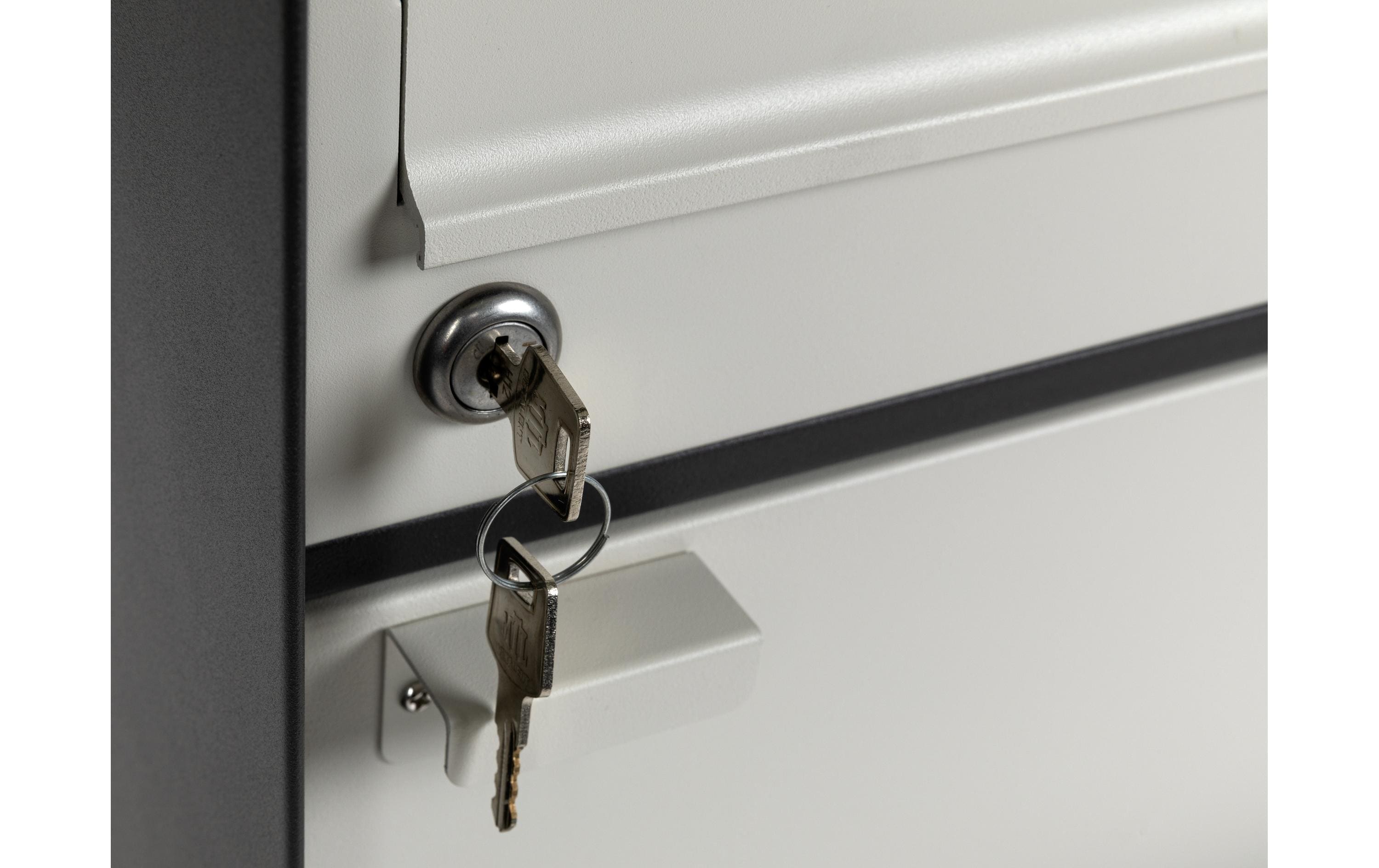 STRUCT Briefkasten Anthrazit/Hellgrau