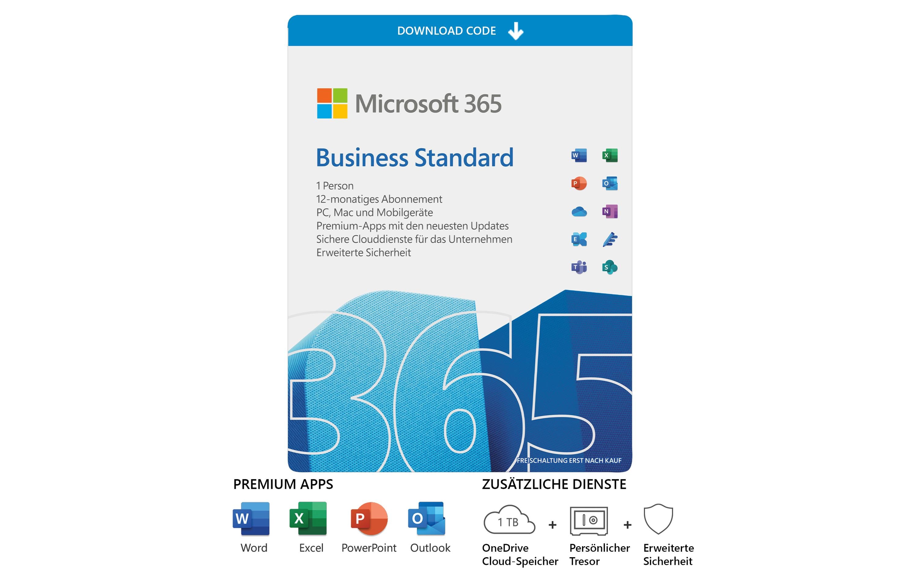 Microsoft 365 Business Standard ESD, 1 User Microsoft 365 Business Standard ESD, 1 User