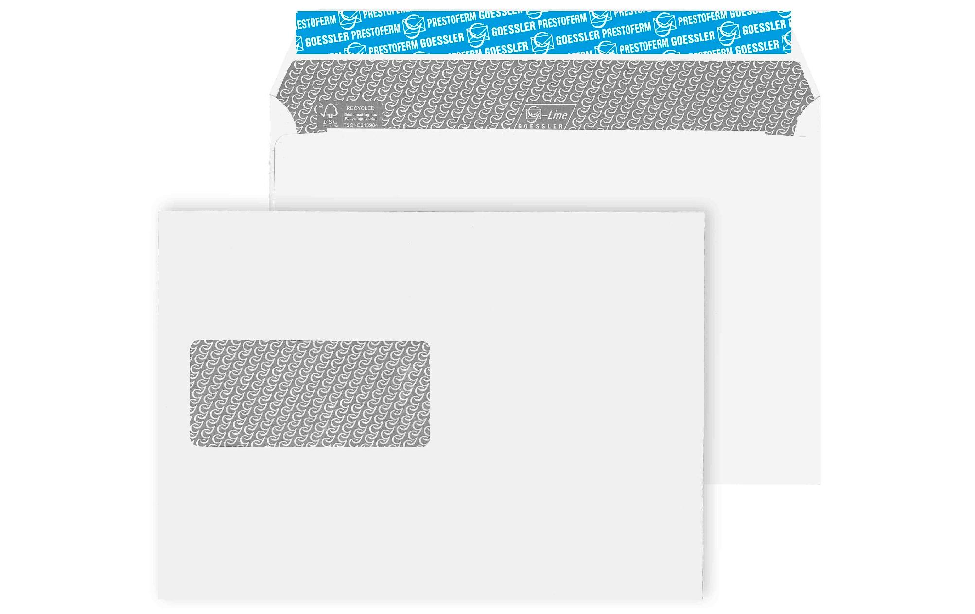 Goessler Couvert mit Fenster G-Line Pure C5, Links, 500 Stück