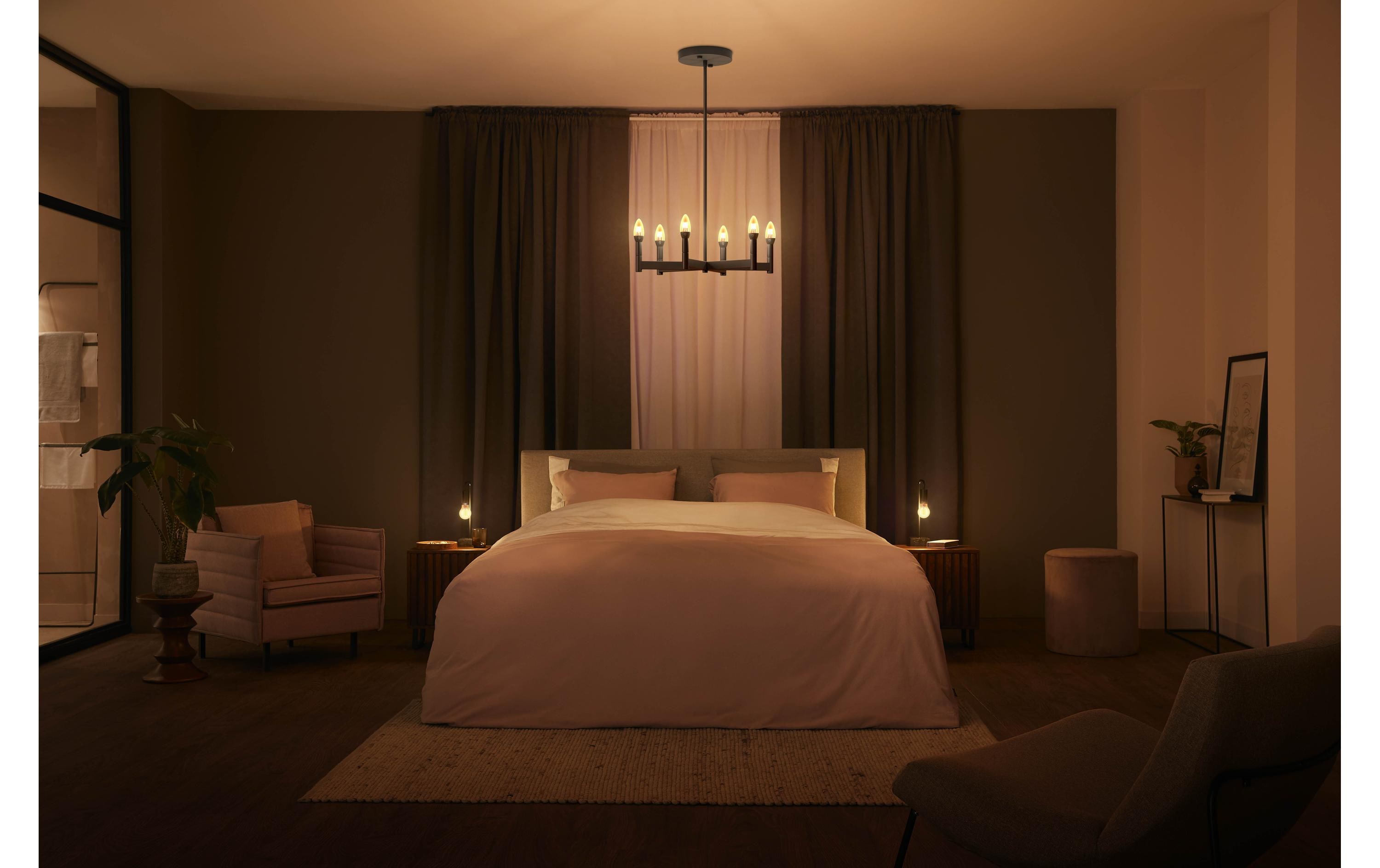 Philips Hue Leuchtmittel White Ambiance E27 Einzelpack Filament 550 lm