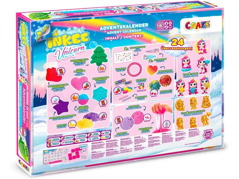 Craze CRAZE Adventskalender Inkee Unicorn World Craze CRAZE Adventskalender Inkee Unicorn World