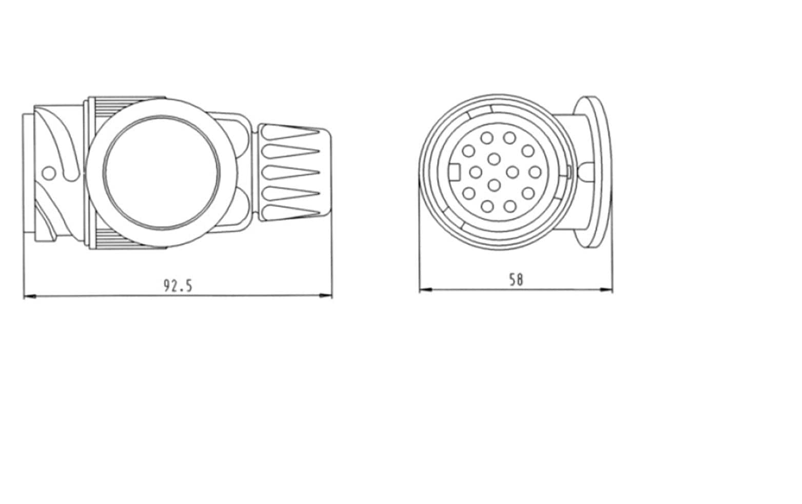 Südo Stecker 221019 13-polig