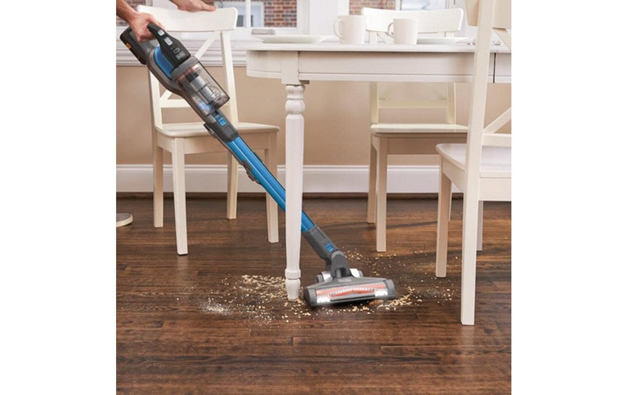 BLACK+DECKER Akku-Hand- und Stielsauger POWERSERIES Extreme Blau/Silber