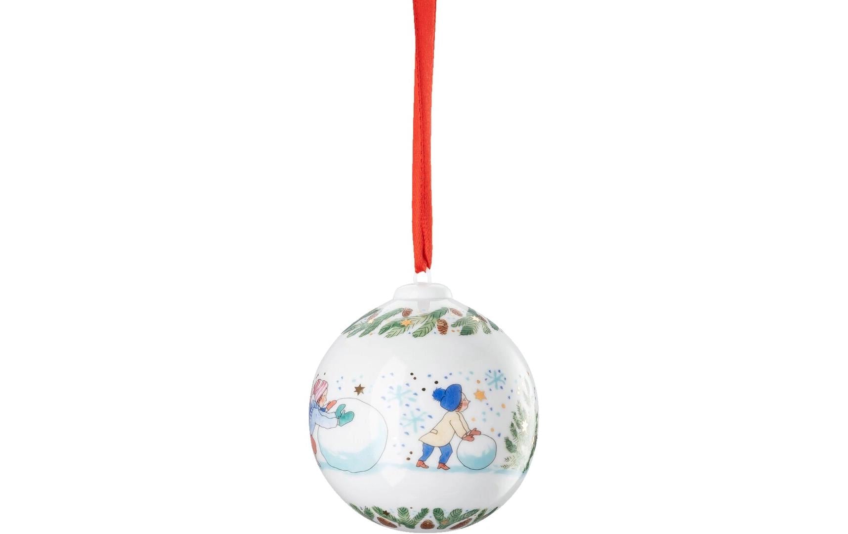 Hutschenreuther Porzellankugel 2025 Mehrfarbig