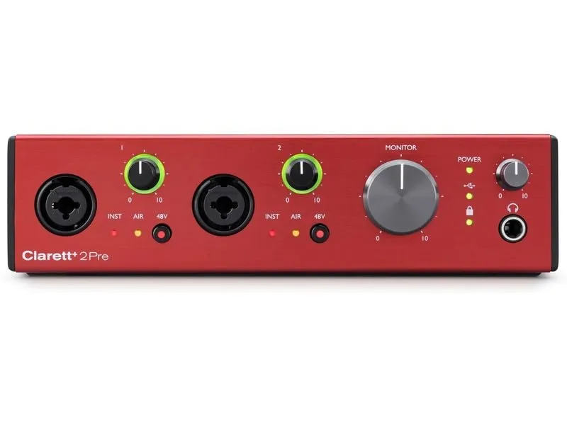 Focusrite Audio Interface Clarett+ 2Pre Focusrite Audio Interface Clarett+ 2Pre