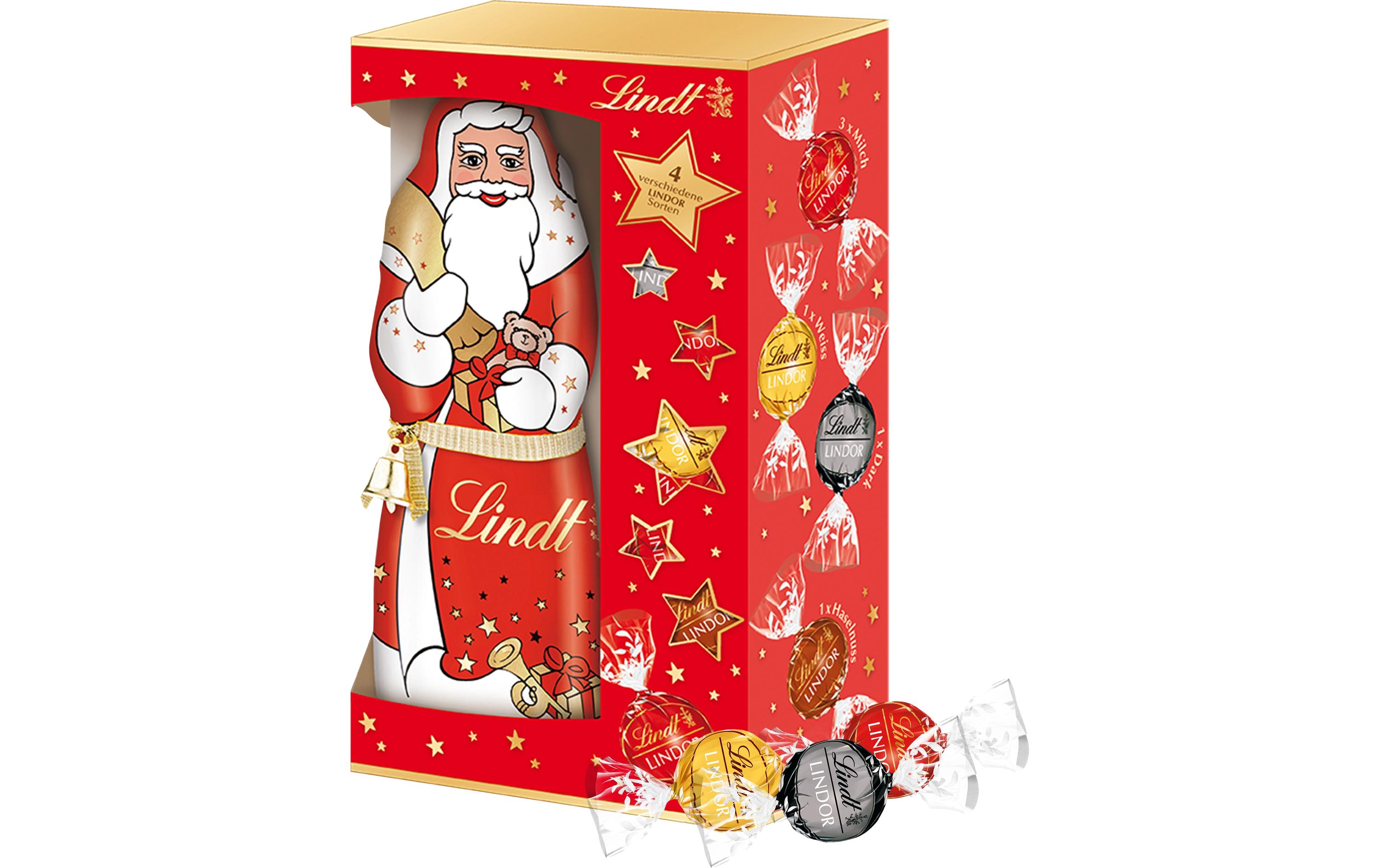 Lindt Schokolade Samichlaus Geschenkbox Assortiert, 197 g