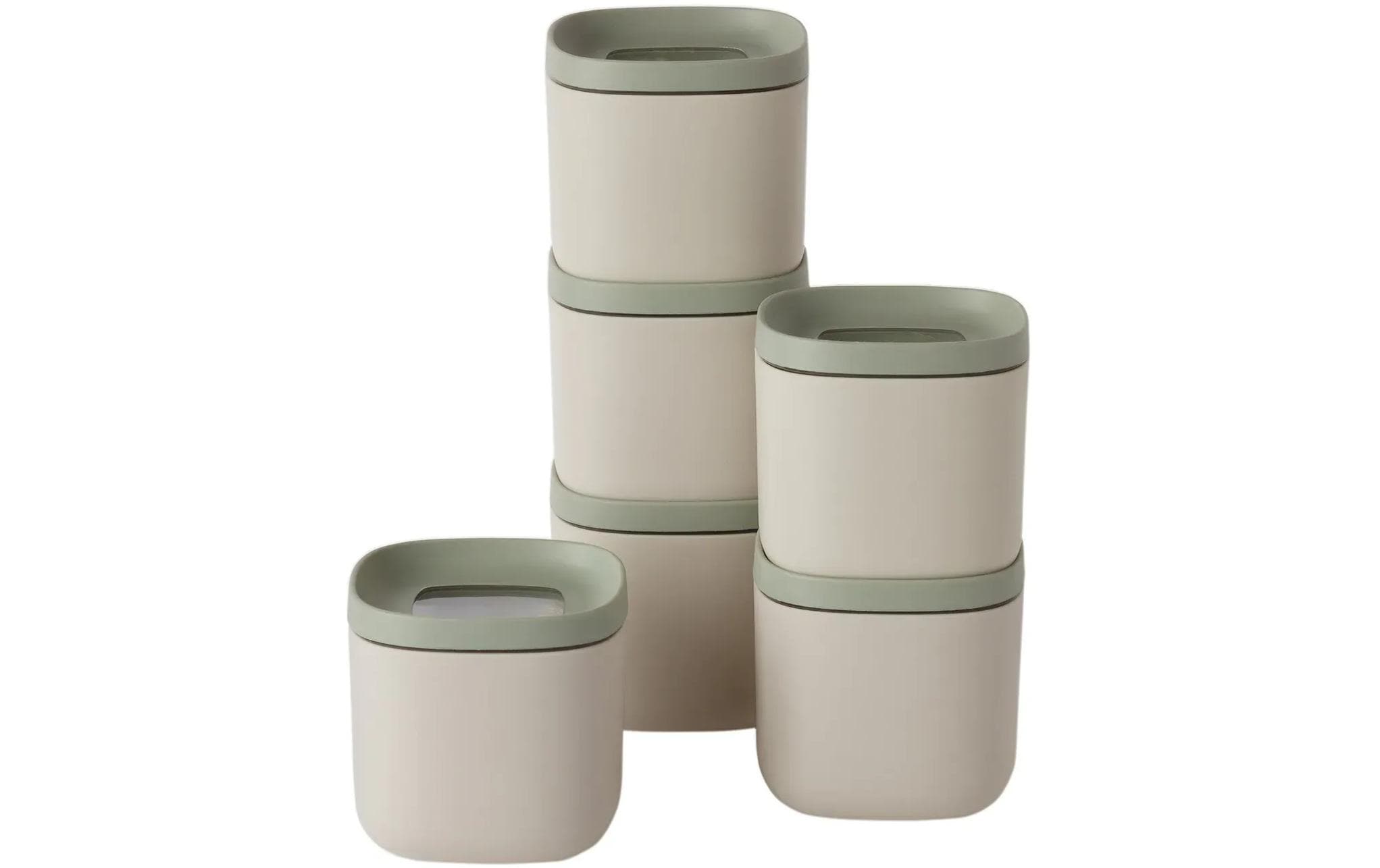 BergHOFF Vorratsbehälter Set Leo Balance 6-teilig, 0.16 l, Grau/Grün BergHOFF Vorratsbehälter Set Leo Balance 6-teilig, 0.16 l, Grau/Grün