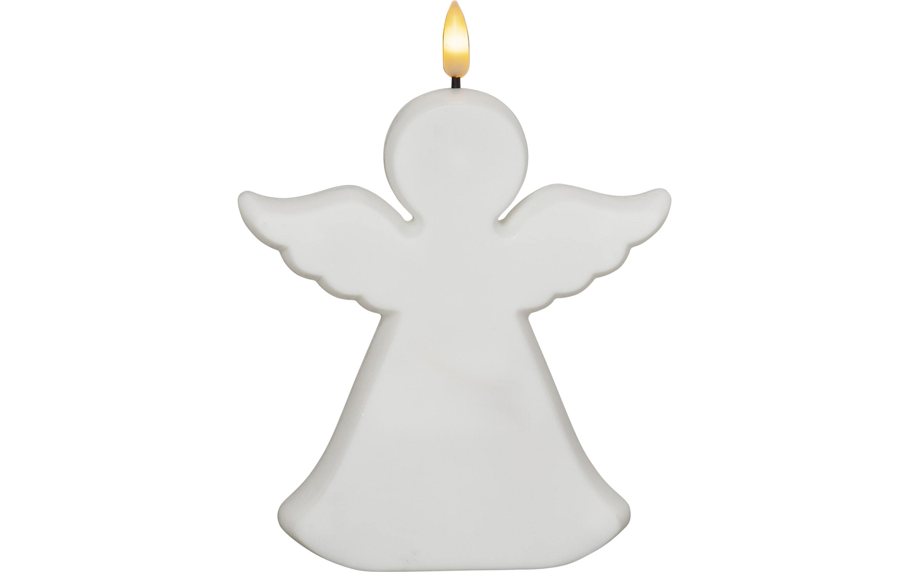 Star Trading LED Grabkerze Flamme Angel, Weiss Star Trading LED Grabkerze Flamme Angel, Weiss