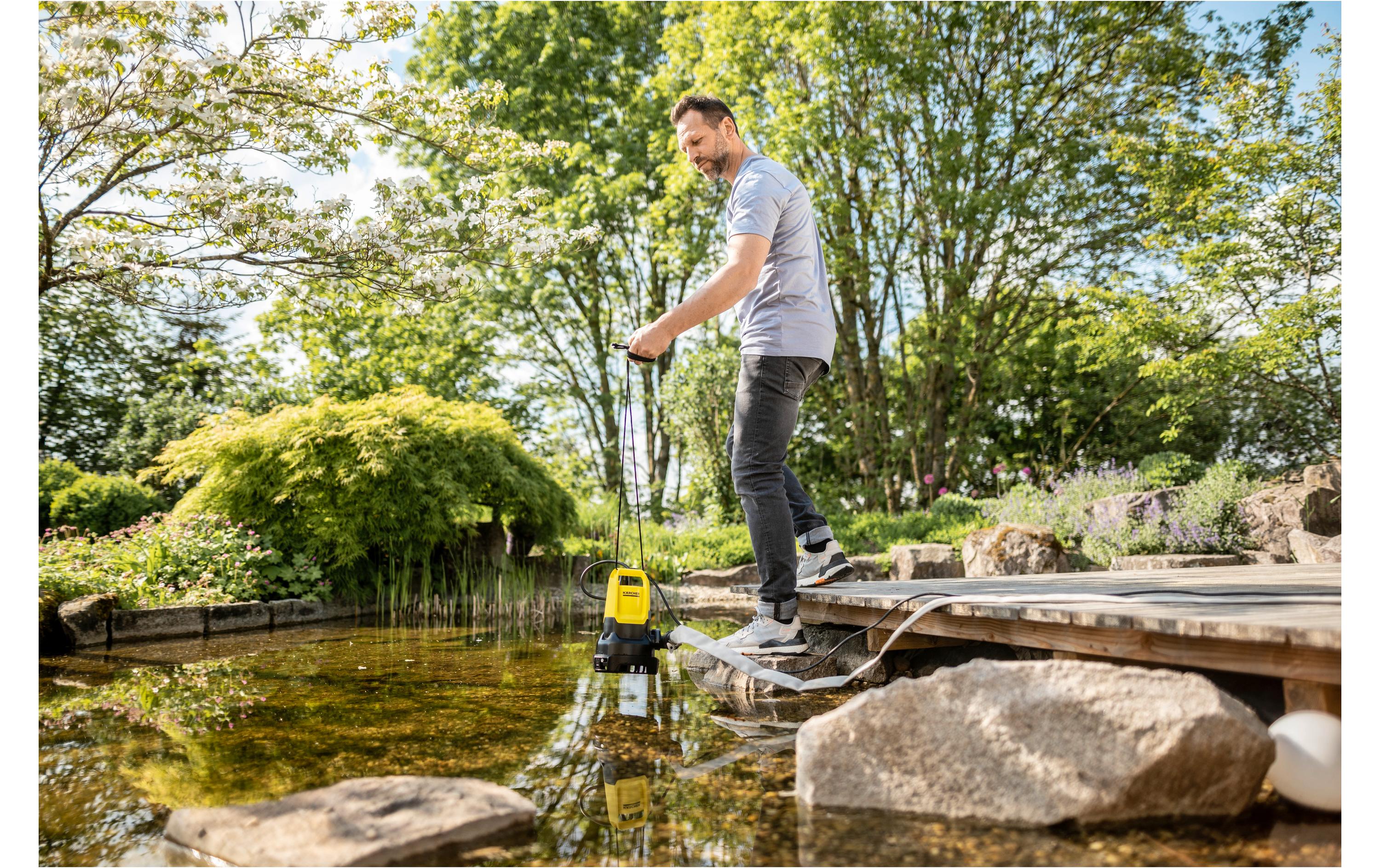 Kärcher Flachsaugende Schmutzwasser-Tauchpumpe SP 16.000 Dual