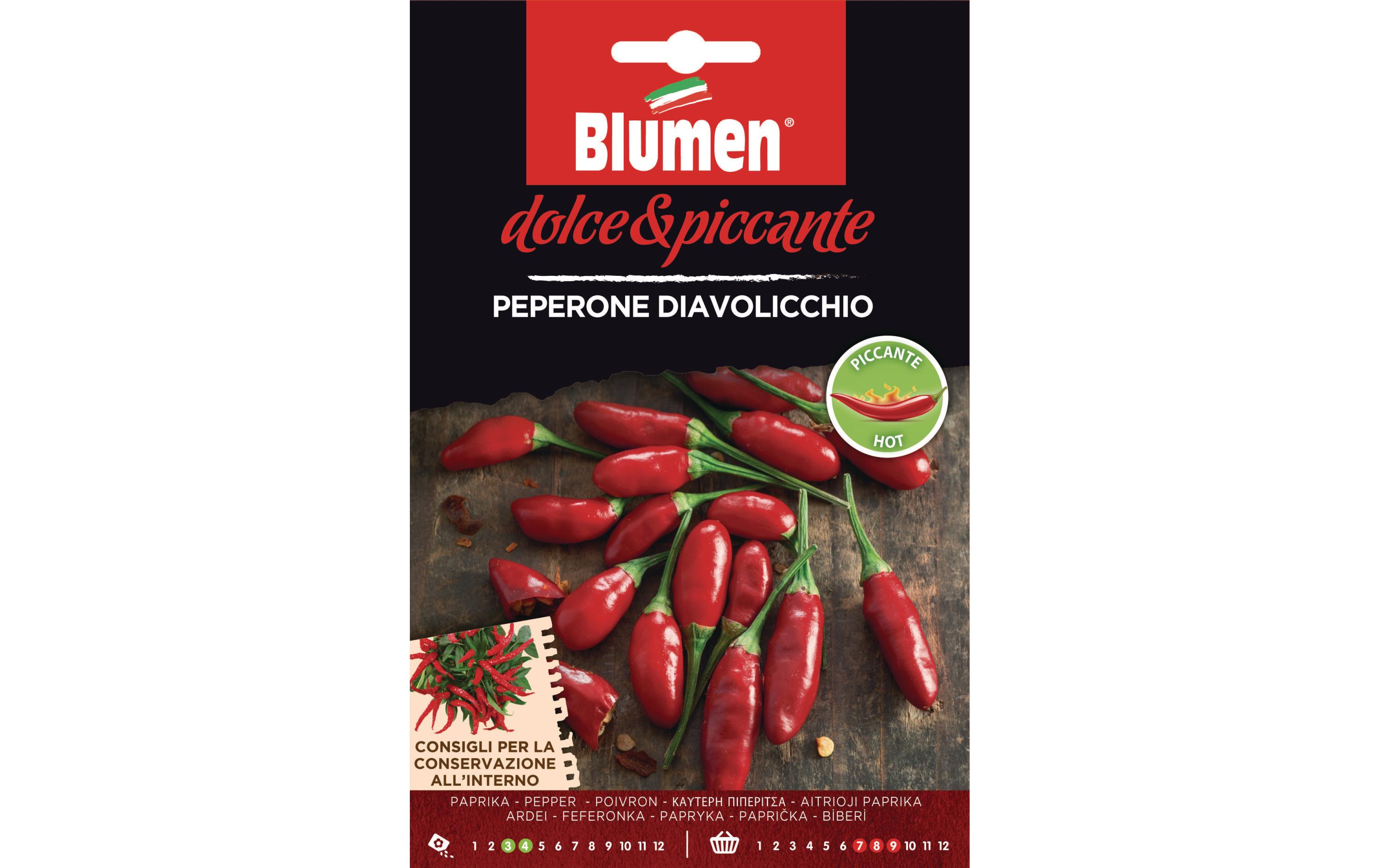 Blumen Samen Paprika Diavolicchio