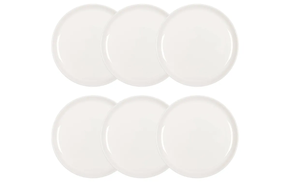 FURBER Frühstücks- & Dessertteller Ø 21 cm, 6 Stück, Weiss FURBER Frühstücks- & Dessertteller Ø 21 cm, 6 Stück, Weiss