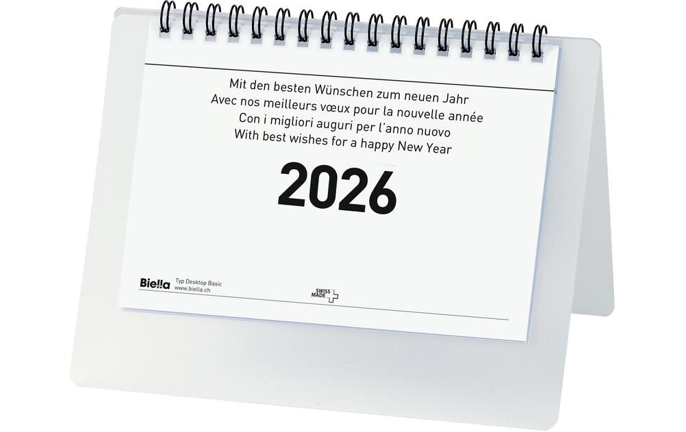 Biella Pultkalender Monatsblock Desktop Basic 14.8 x 10.5 cm Biella Pultkalender Monatsblock Desktop Basic 14.8 x 10.5 cm