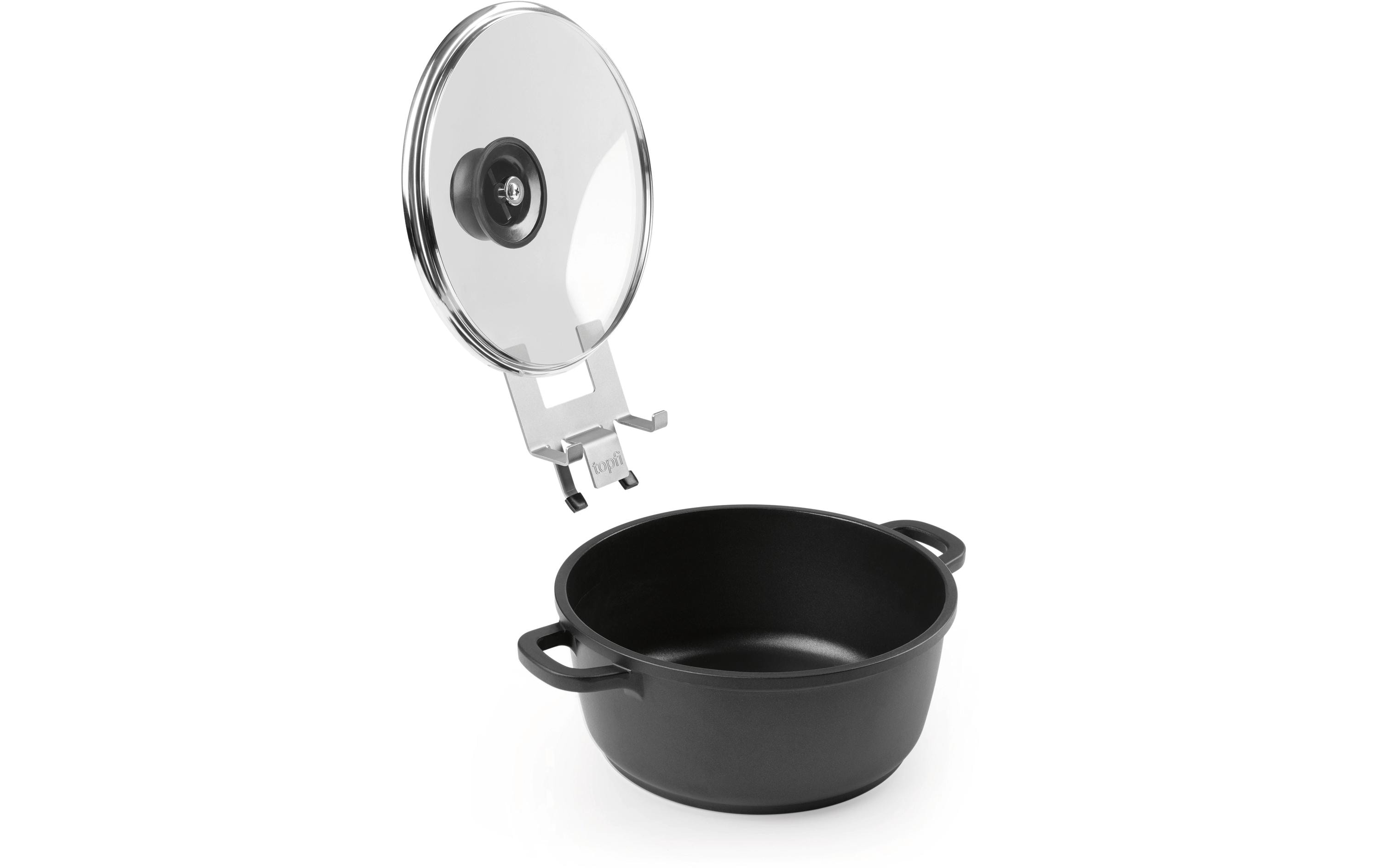 Topfi Topfdeckelhalter Silber