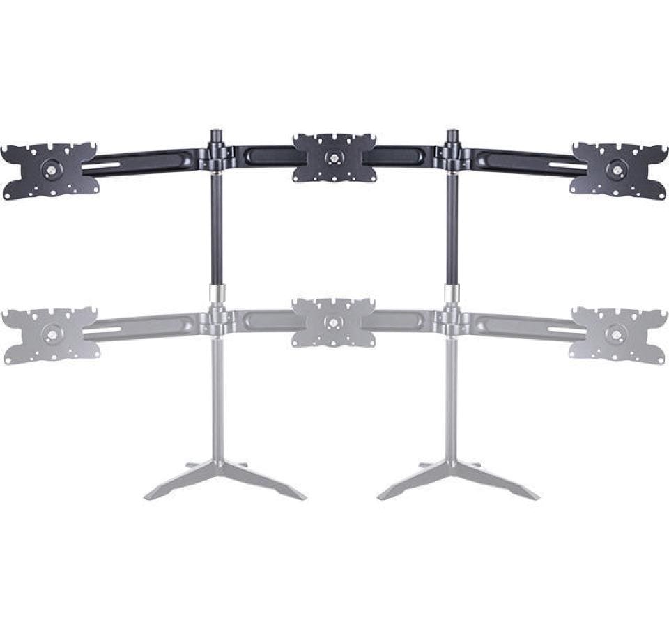Multibrackets Tischständer EX Kit Triple L bis 24 kg – Schwarz