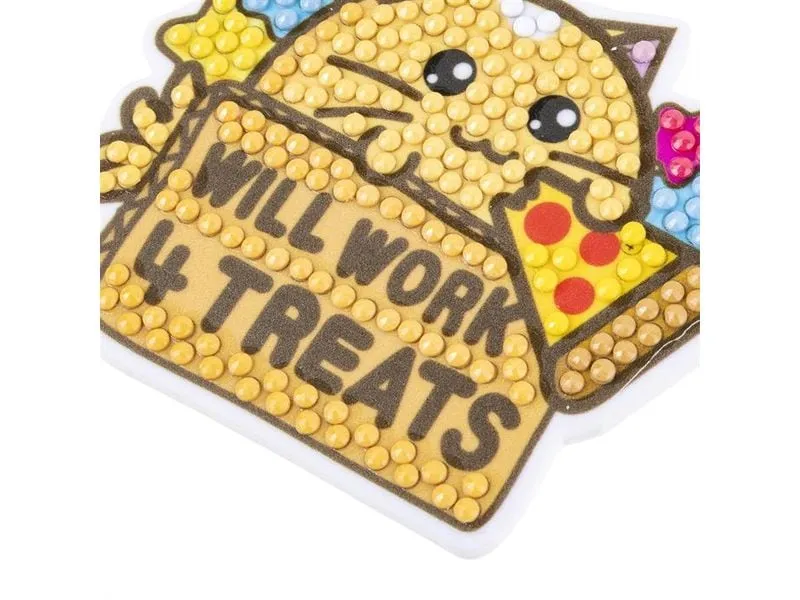 CRAFT Buddy Will Work 4 Treats Crystal Art Bastelset mehrfarbig CRAFT Buddy Will Work 4 Treats Crystal Art Bastelset mehrfarbig