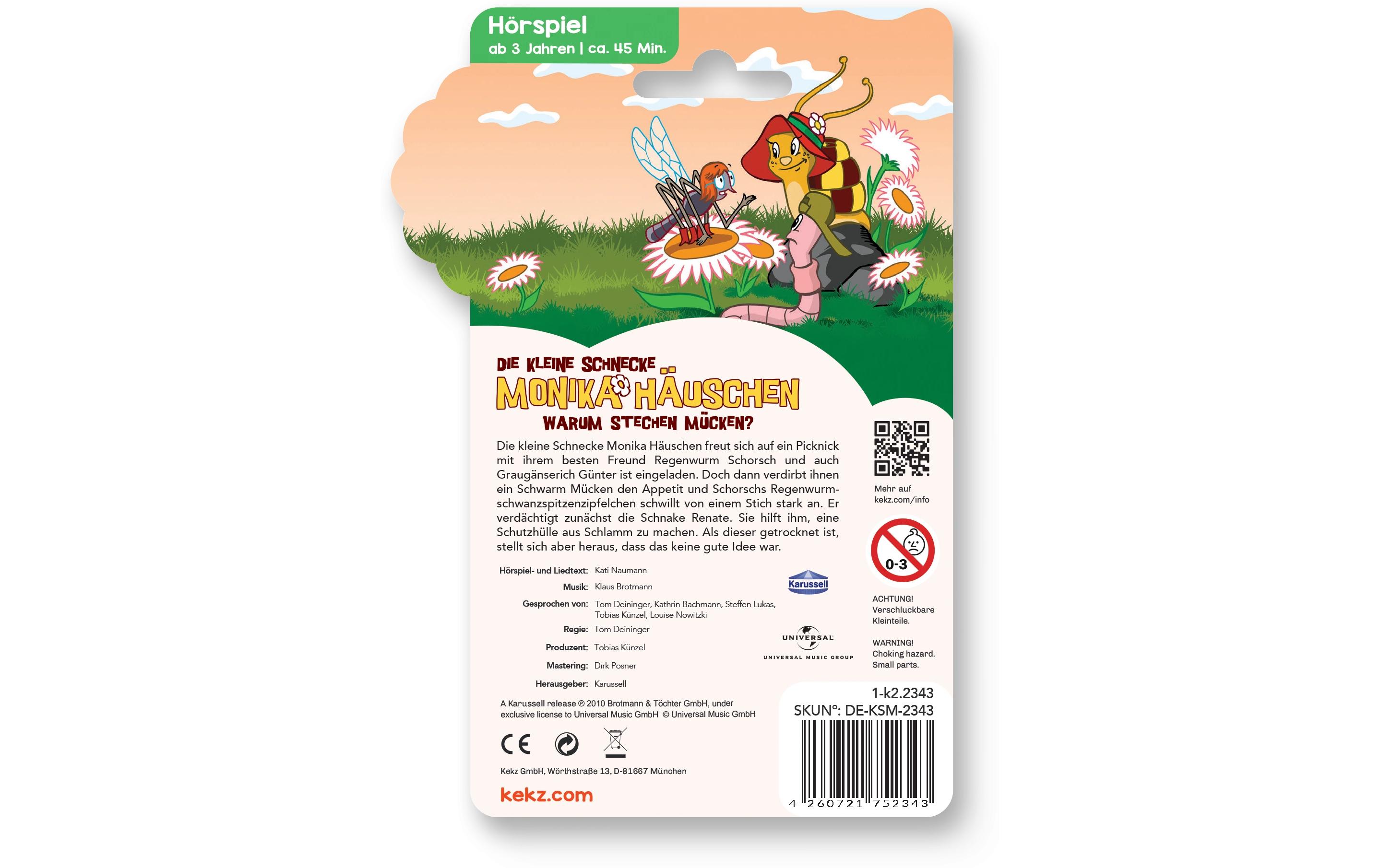 Kekz Audiochip Die Kleine Schnecke Monika Häuschen Kekz Audiochip Die Kleine Schnecke Monika Häuschen