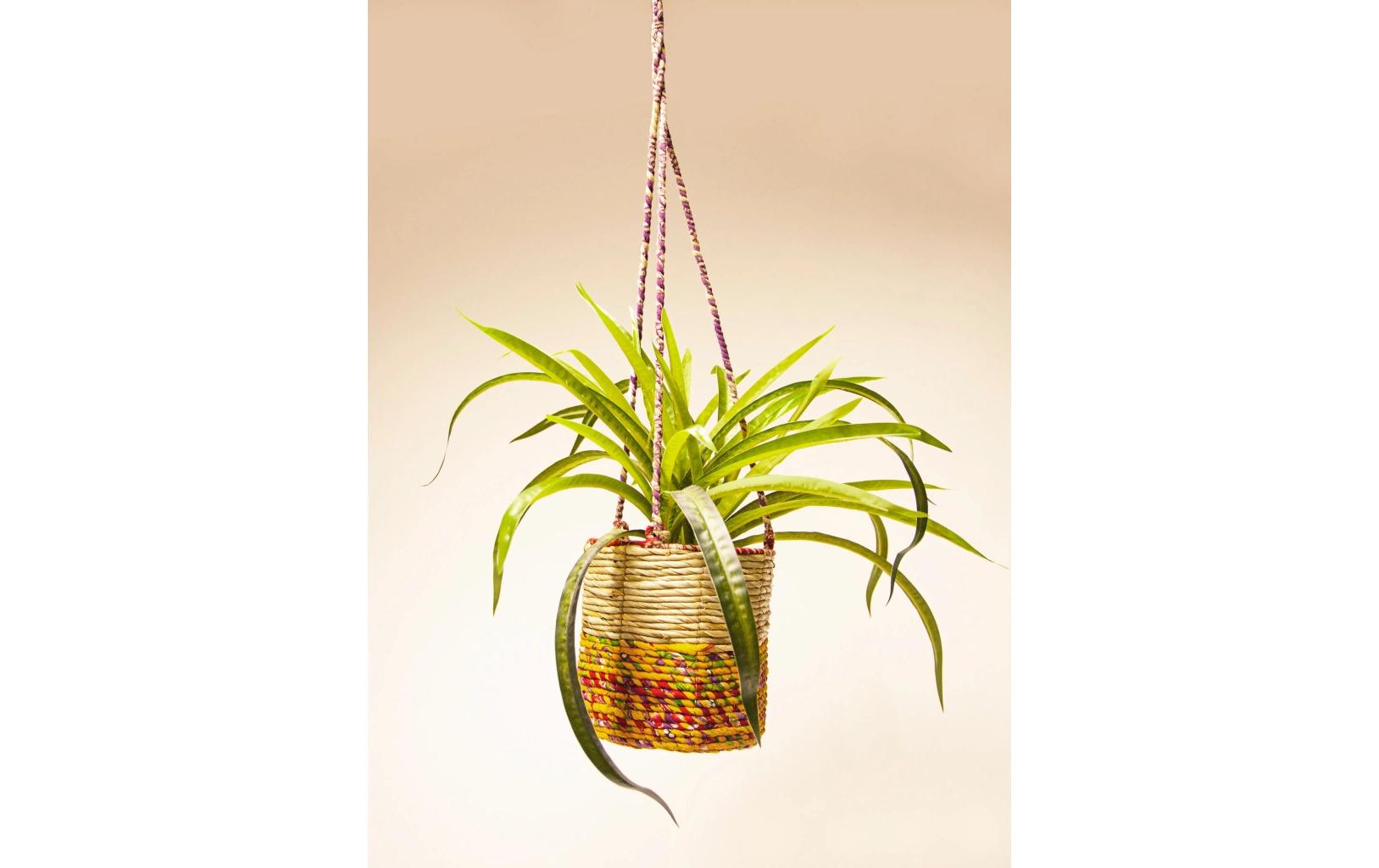 Ambiance Artisan Pflanzenkorb, medium assortiert, 15 x 15 cm