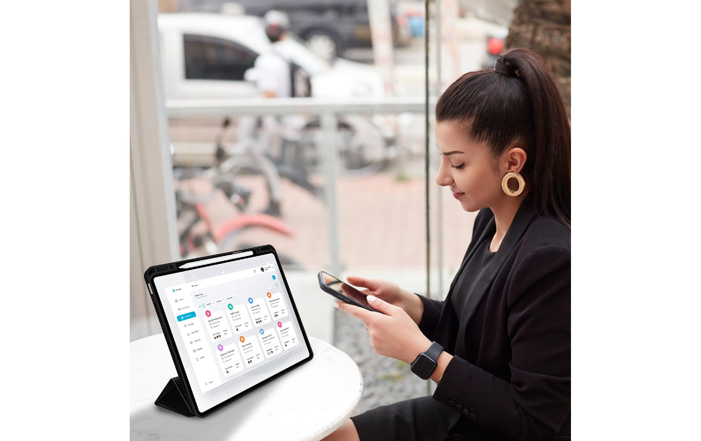 4smarts Tablet Book Cover Folio Basic Apple iPad Air 13 (M2, 2024)