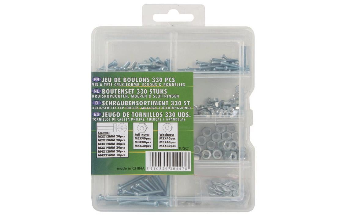 Velleman Schrauben K/SC1 330 Stück Velleman Schrauben K/SC1 330 Stück