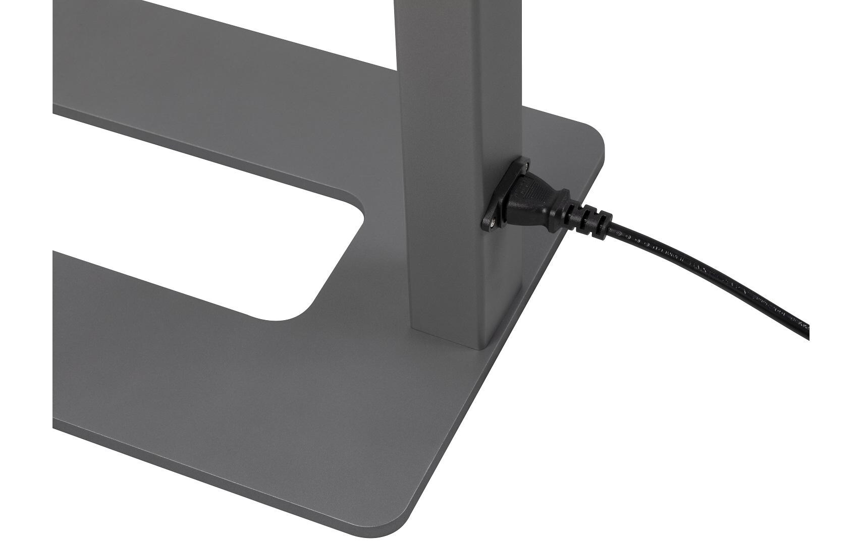 Hansa Bürostehleuchte LED Saphir 80 W, 4000 Kelvin, Anthrazit