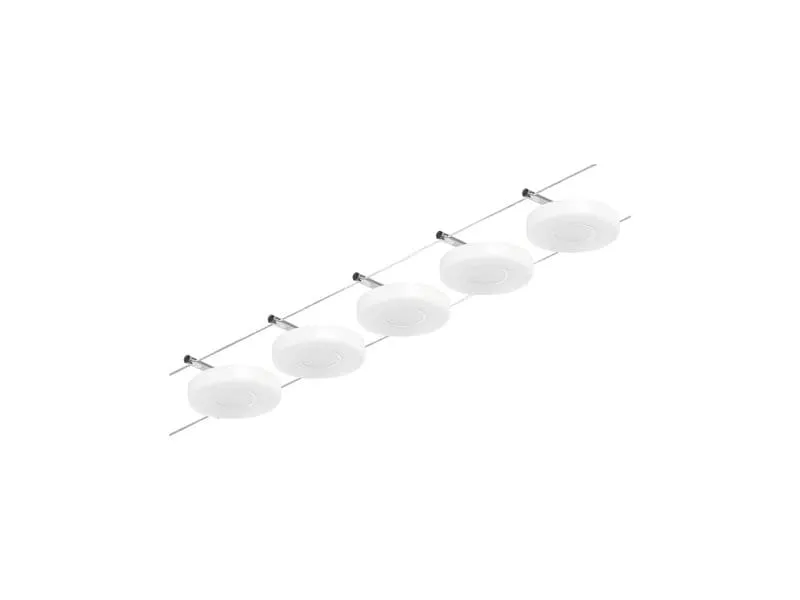 Paulmann CorDuo LED Seilsystem DiscLED Basisset 5 x 200 lm