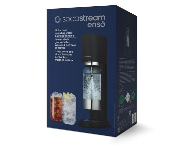 Sodastream Wassersprudler Enso Schwarz Sodastream Wassersprudler Enso Schwarz