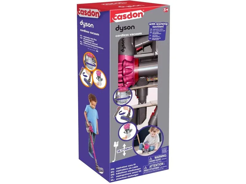 Casdon Reinigungs-Spielzeug Dyson Staubsauger V8 Cord Free Pink Casdon Reinigungs-Spielzeug Dyson Staubsauger V8 Cord Free Pink