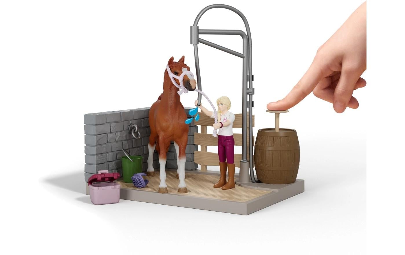 Schleich Spielfigurenset Sofias Pferdewaschplatz Schleich Spielfigurenset Sofias Pferdewaschplatz