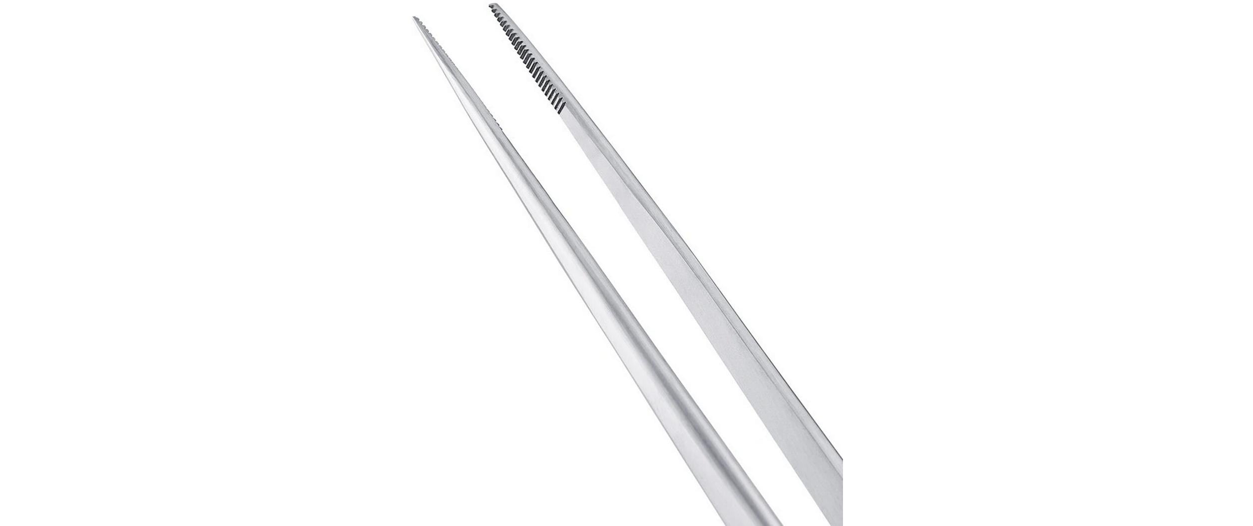 triangle Küchenzange gerade 30 cm Silber