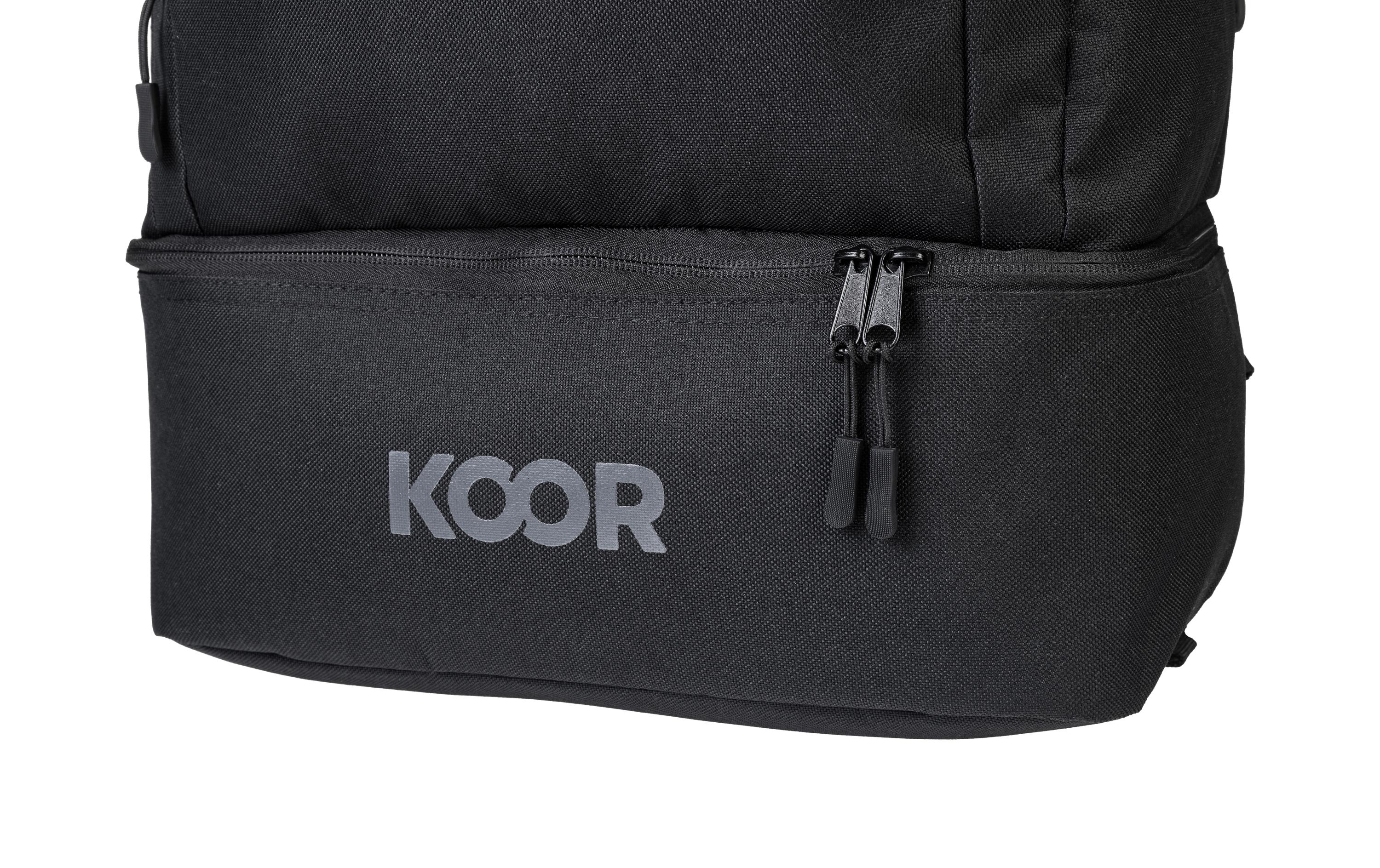 KOOR Rucksack 25 l, Schwarz