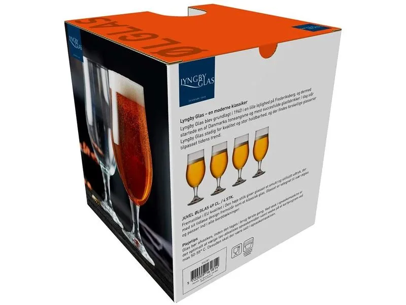 Lyngby Bierglas Juvel 4 Stück, 49 cl Lyngby Bierglas Juvel 4 Stück, 49 cl
