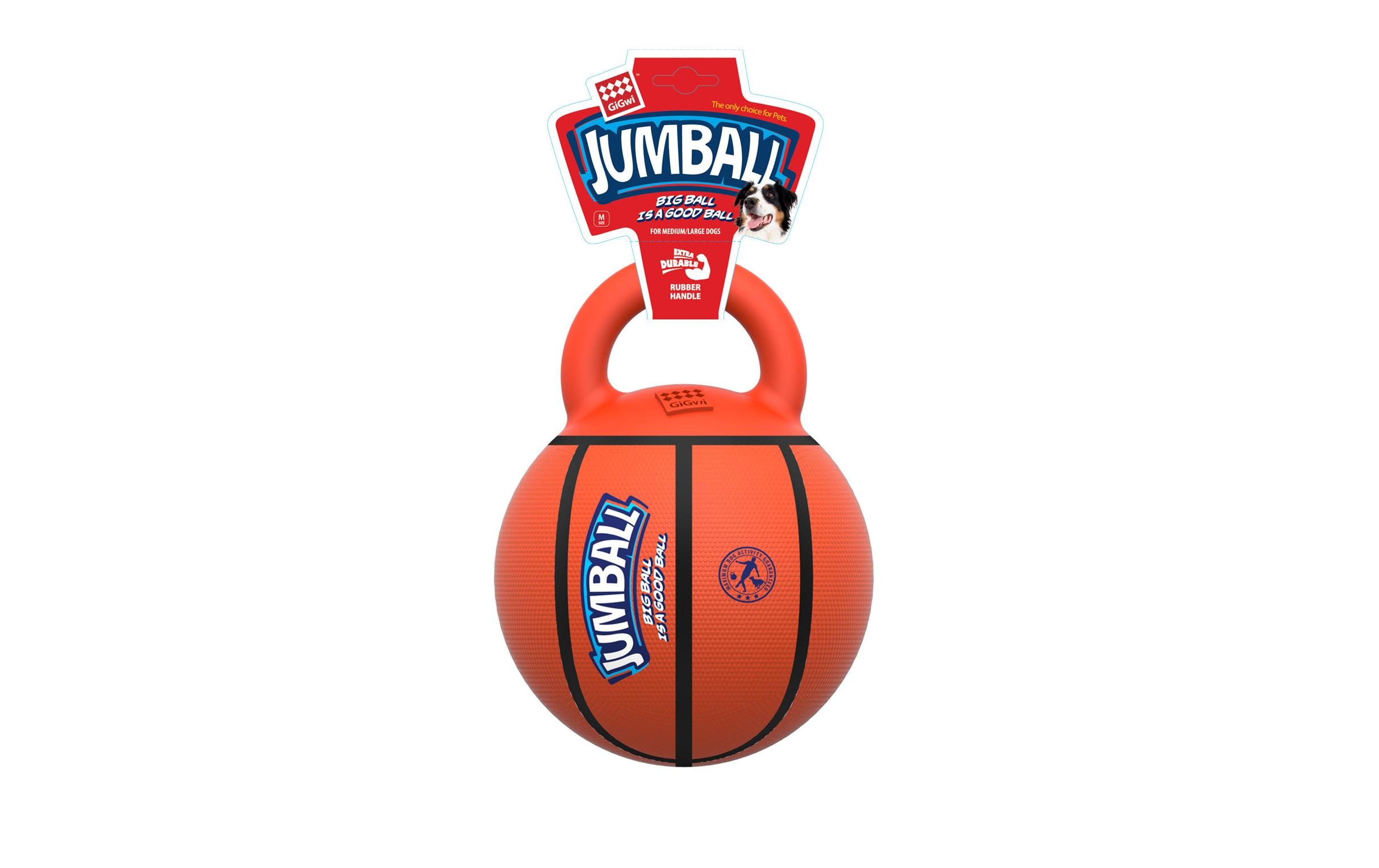 GiGwi Hunde-Spielzeug Jumpball, Basketball, Orange