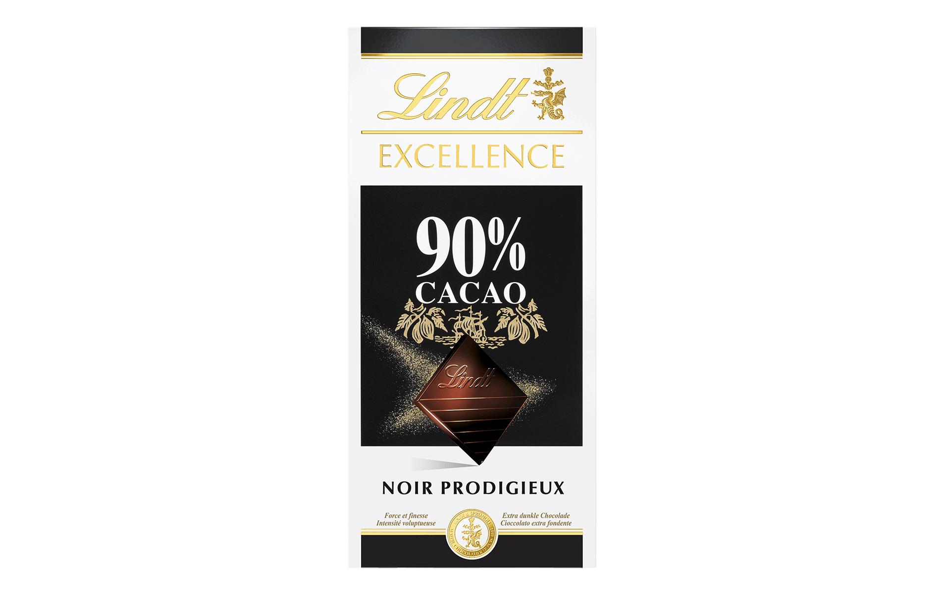 Lindt Tafelschokolade Excellence Dunkel 90% Kakao 100 g Lindt Tafelschokolade Excellence Dunkel 90% Kakao 100 g