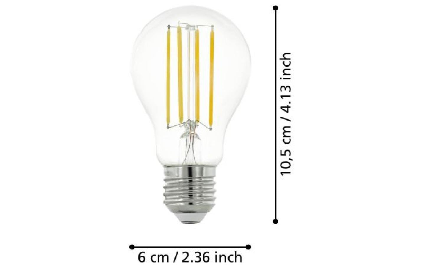 EGLO Leuchten Lampe 12 W E27 Warmweiss