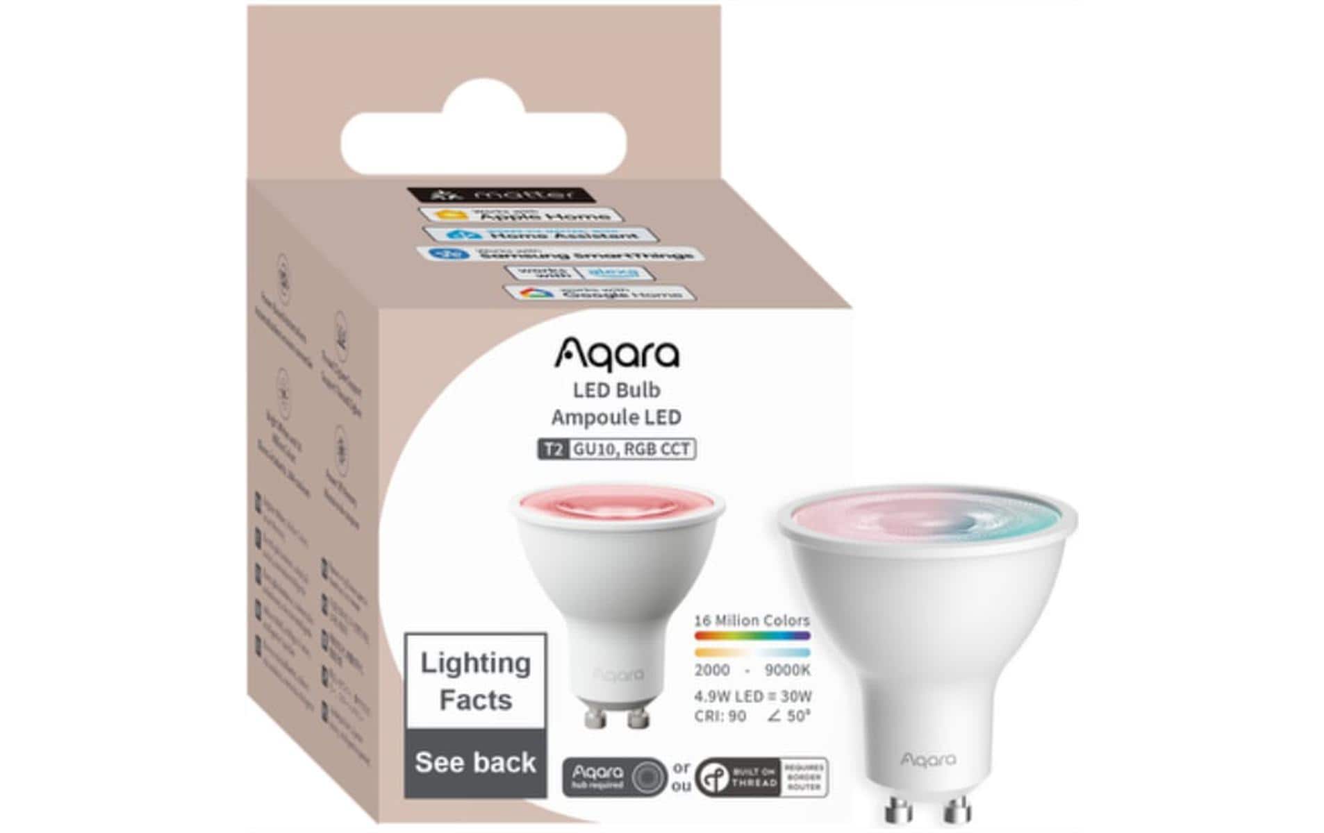 Aqara LED Bulb T2 CCT, GU10, 1 Stück Aqara LED Bulb T2 CCT, GU10, 1 Stück