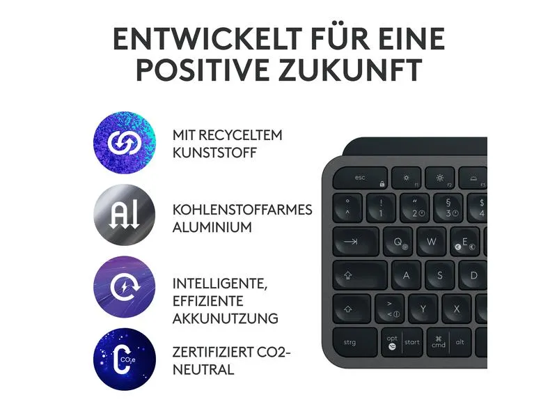 Logitech Tastatur-Maus-Set MX Keys S Combo Logitech Tastatur-Maus-Set MX Keys S Combo