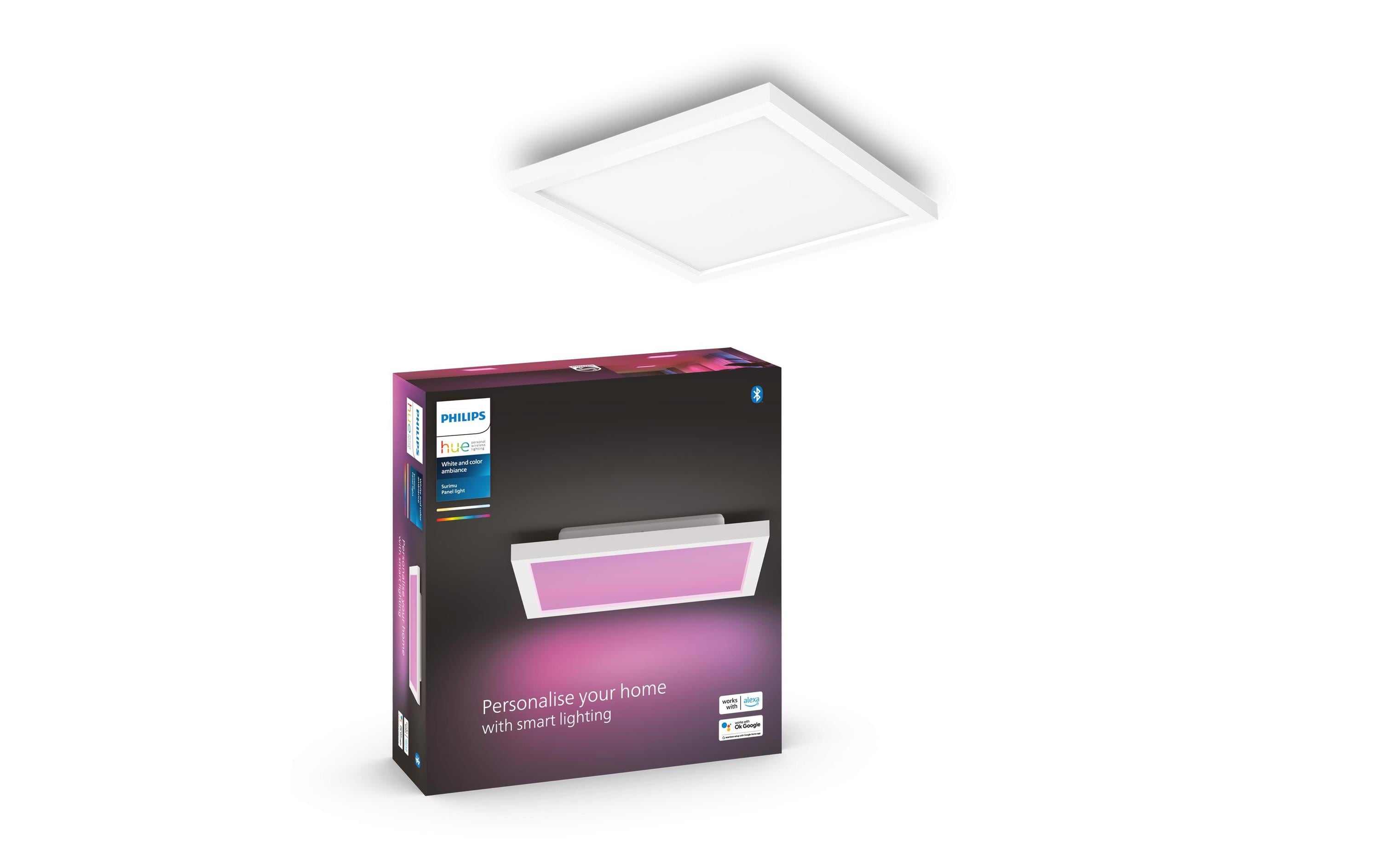Philips Hue White & Color Ambiance Surimu Panelleuchte 30 x 30 weiss Philips Hue White & Color Ambiance Surimu Panelleuchte 30 x 30 weiss