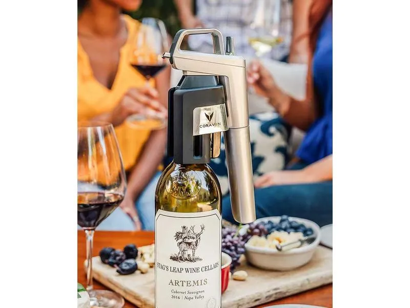 Coravin Weinausgiesser Timeless Six+ 1 Stück, Silber Coravin Weinausgiesser Timeless Six+ 1 Stück, Silber