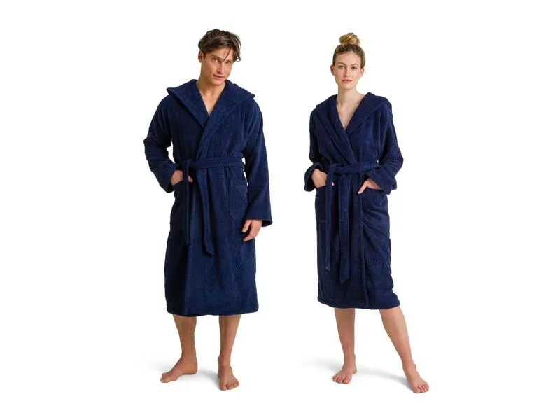 Möve Bademantel Superwuschel M, Blau