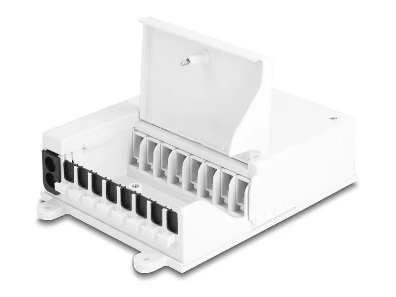 Delock LWL Verteilerbox 8 Port, Weiss