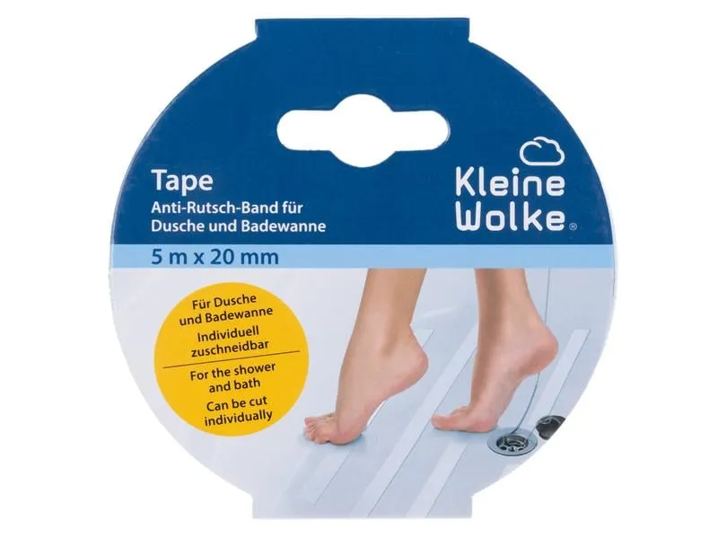 Kleine Wolke Antirutsch-Sticker Band 1 Rolle, Transparent Kleine Wolke Antirutsch-Sticker Band 1 Rolle, Transparent