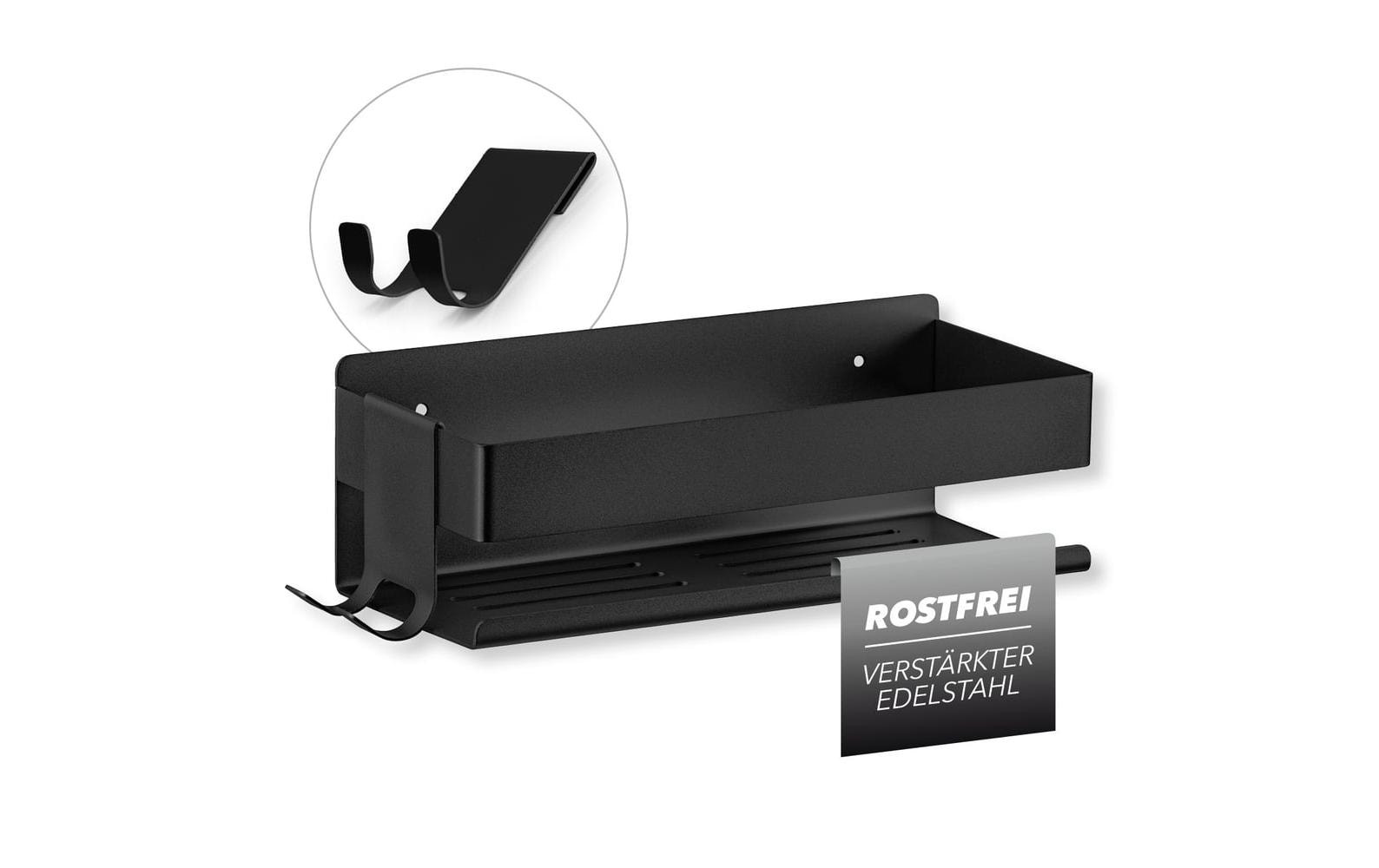 Benkstein Einzel-Duschorganizer Schwarz Benkstein Einzel-Duschorganizer Schwarz