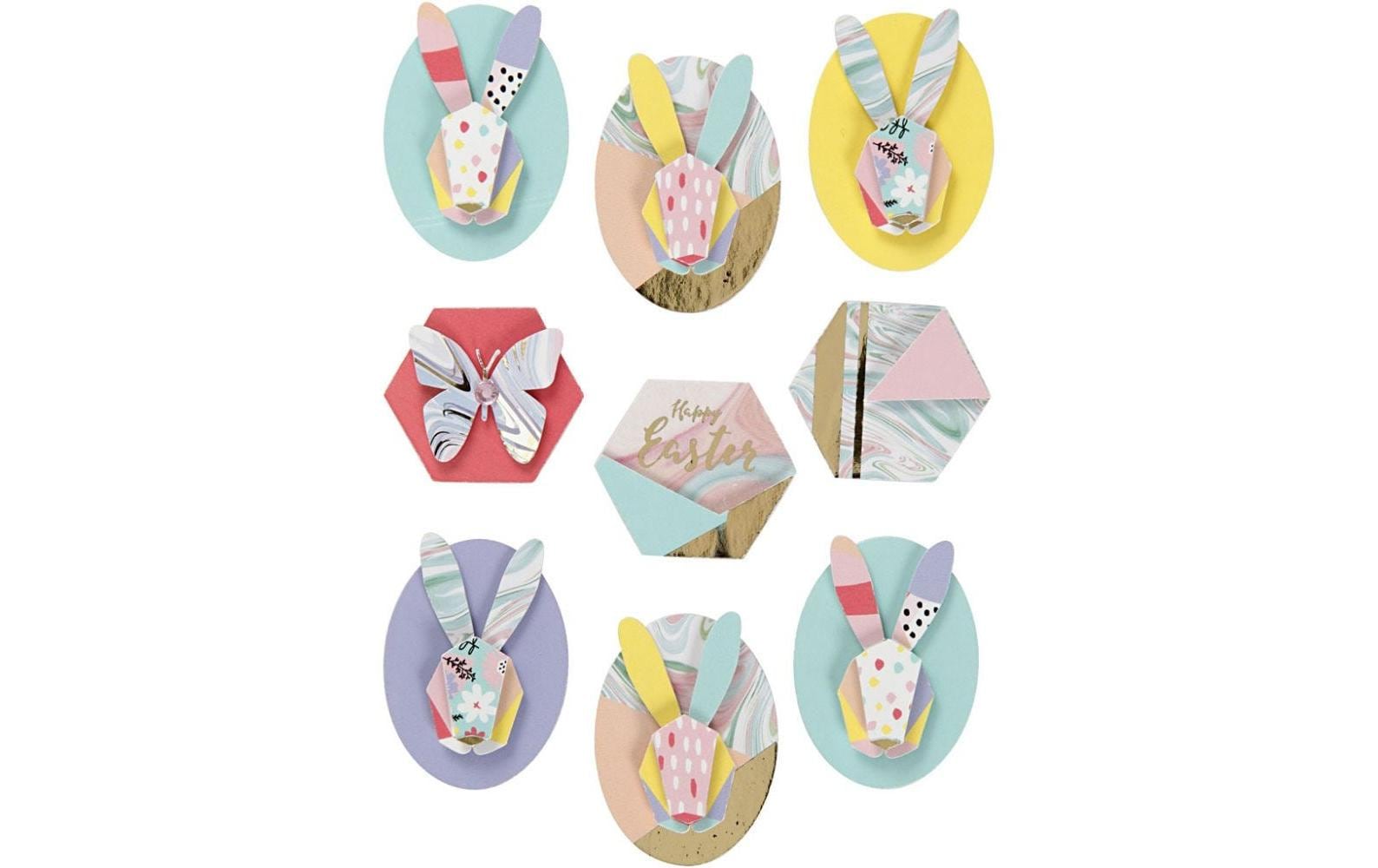 Creativ Company Sticker 3D , Mehrfarbig