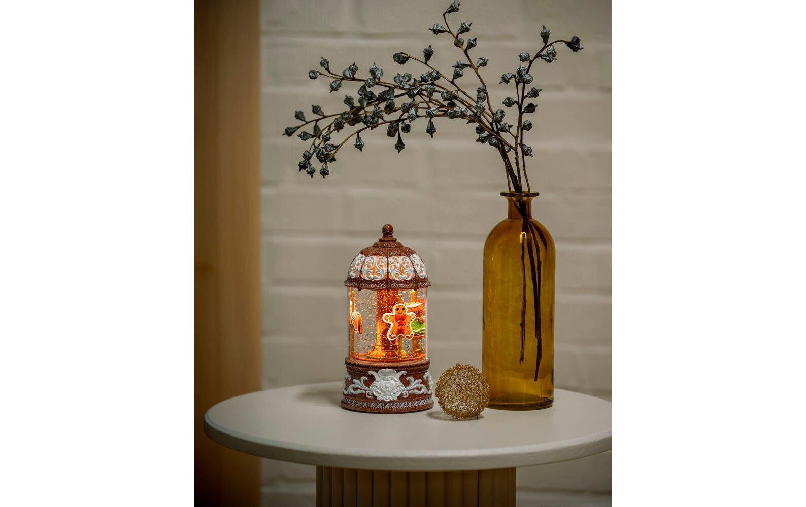 Konstsmide LED Wasserlaterne Lebkuchenkarussell, Höhe: 22.3 cm