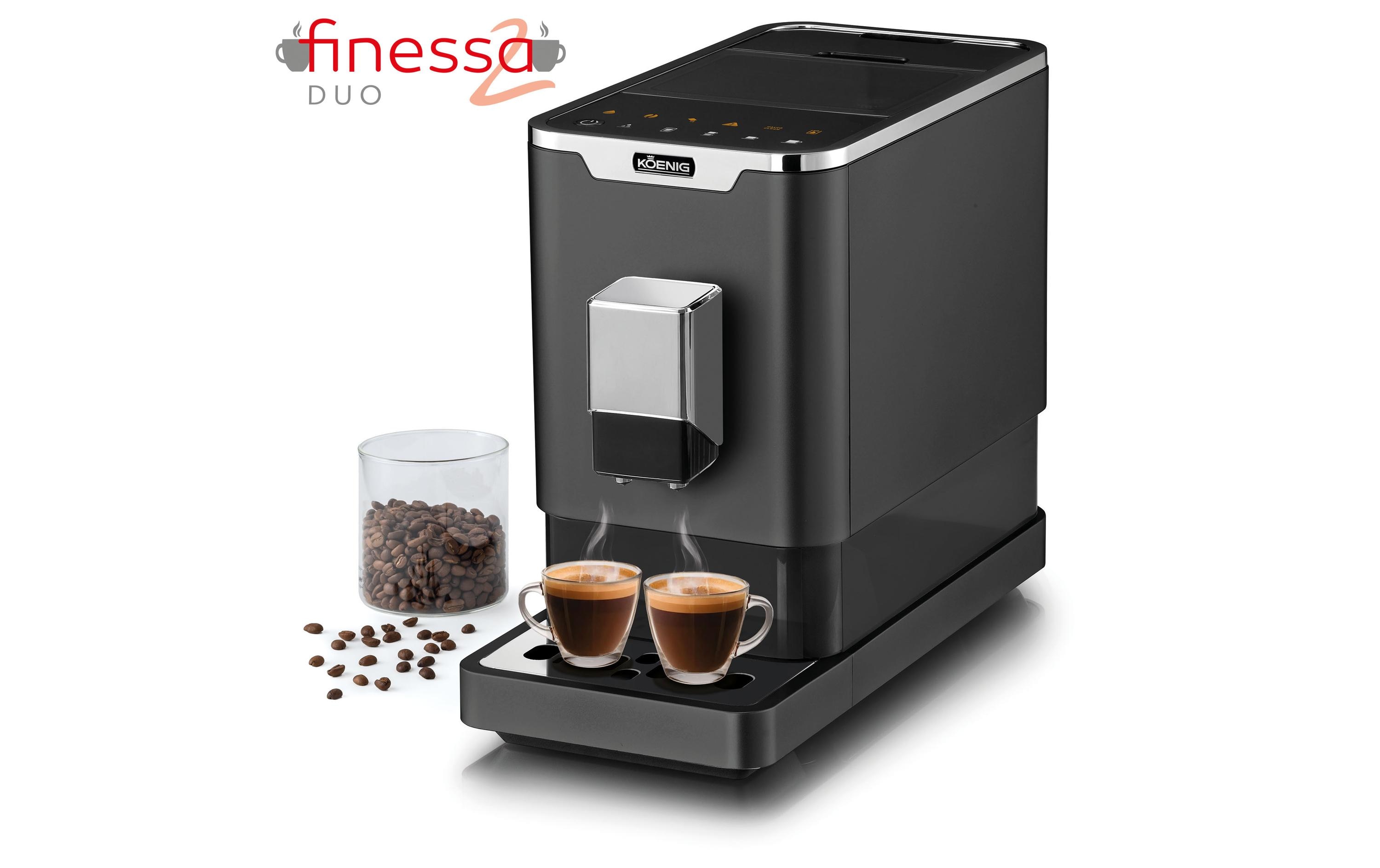 Koenig Kaffeevollautomat Finessa Duo Anthrazit