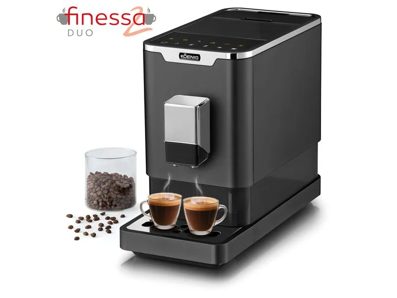 Koenig Kaffeevollautomat Finessa Duo Anthrazit Koenig Kaffeevollautomat Finessa Duo Anthrazit