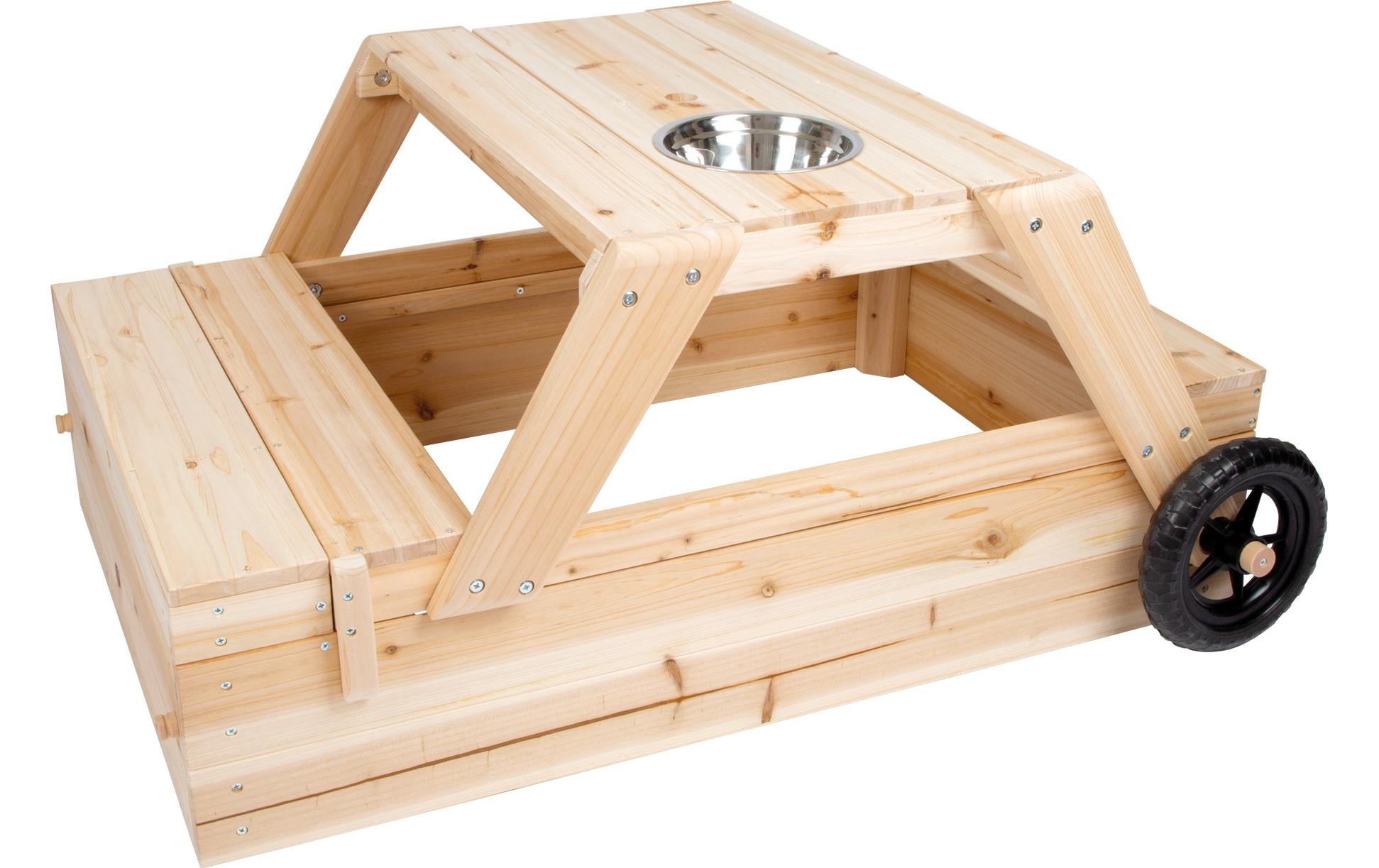 small foot Sandkasten mit Sitzgruppe und Matschtisch