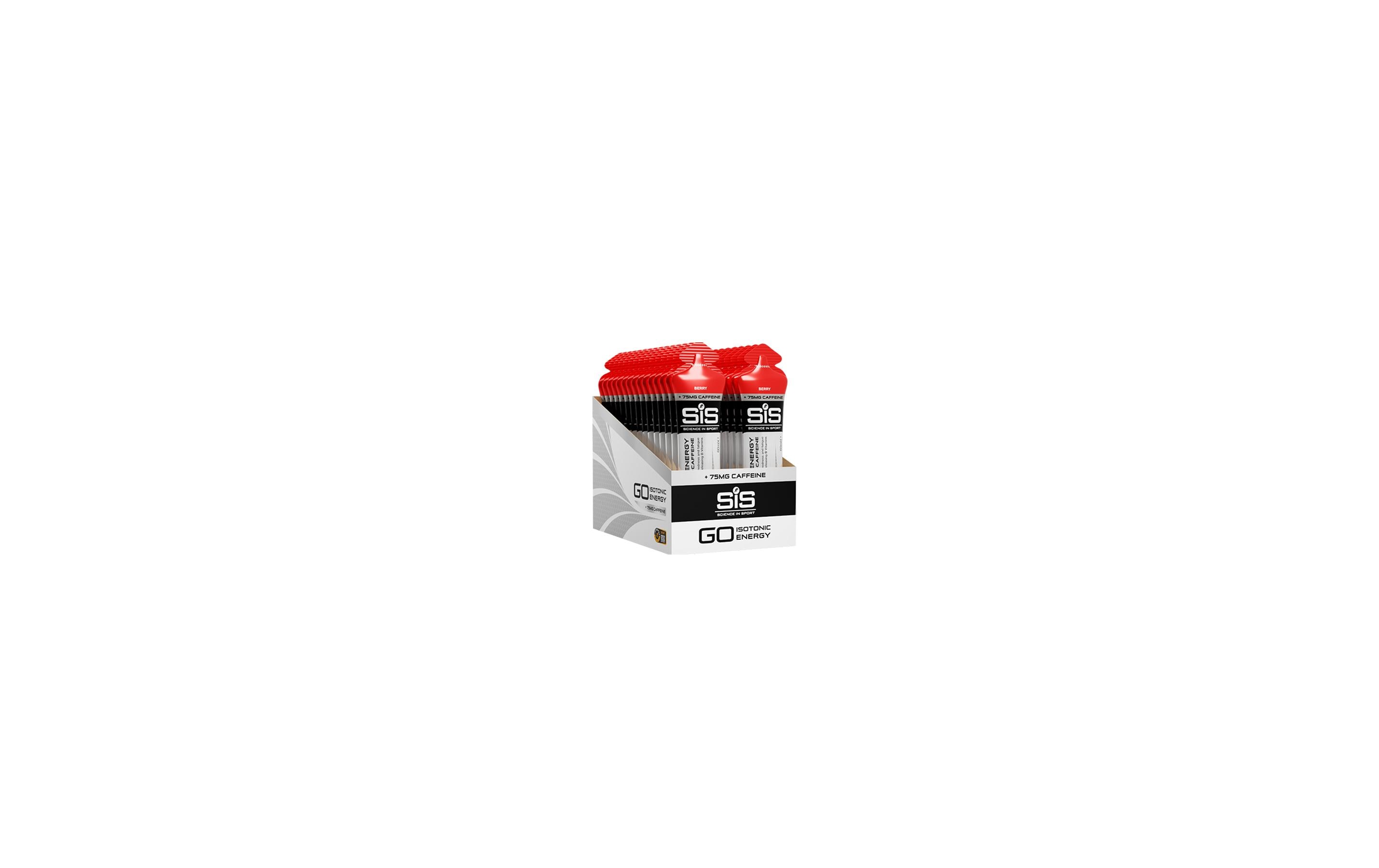 SIS - ScienceinSport Energygel Go Energy + Caffeine Berry, Packung 30 Stk.