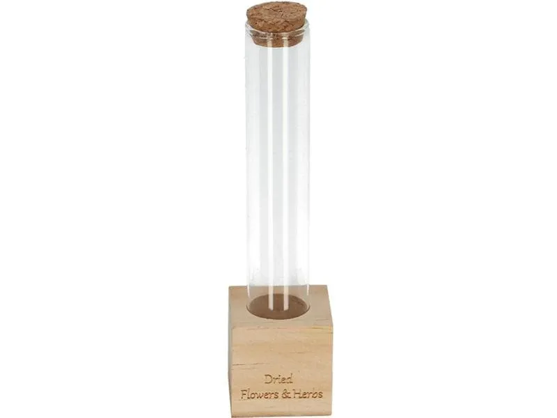Esschert Design Vase Reagenzglas S 16.5 cm, Nature/Transparent Esschert Design Vase Reagenzglas S 16.5 cm, Nature/Transparent
